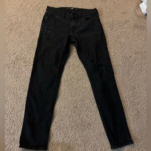 Hollister Boys Black Skinny Jeans